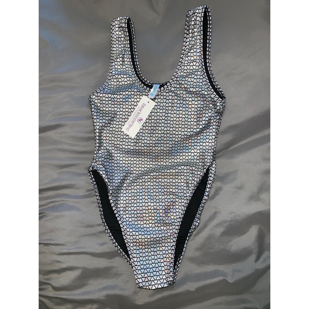 Holographic Rave Leotard